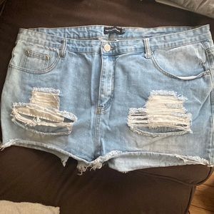 PLT Jean shorts